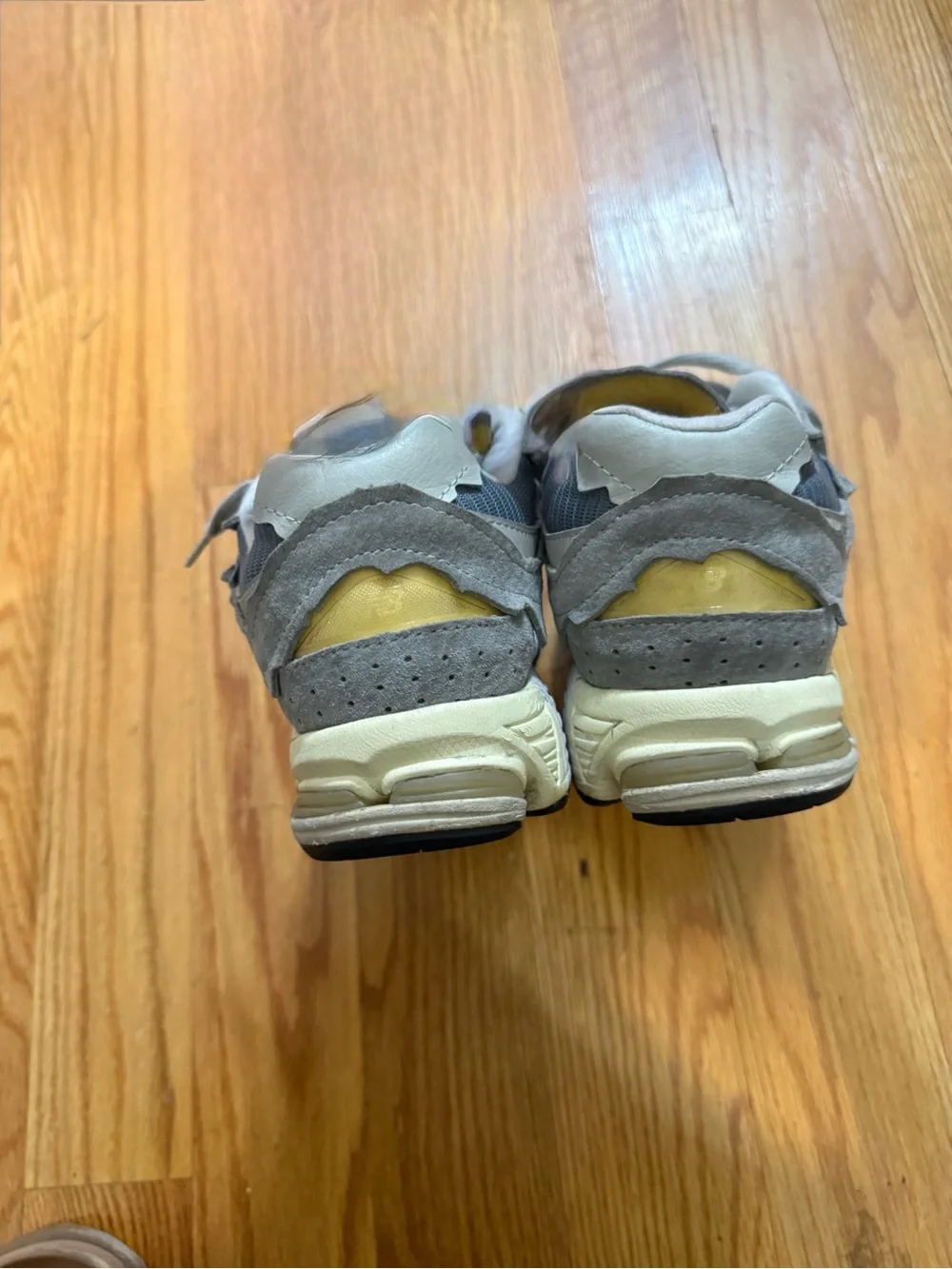 Gray and Blue Athletic Sneakers - Comfortable Everyday Shoes